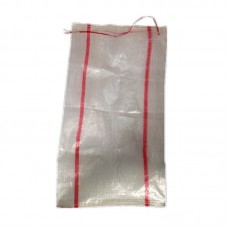 Мешок-сетка полиэтиленовый с завязками прозр.45*75