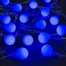 Гирлянда мини шары (100л) LED Синий 10м